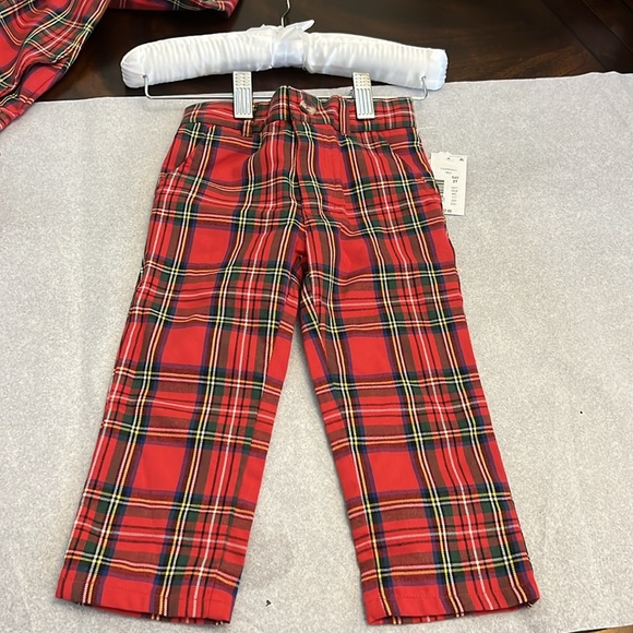 Edgehill Collection Red Plaid Pants. - Picture 6 of 9